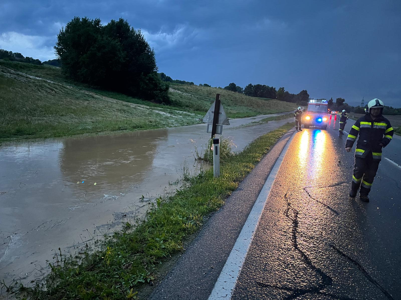 Unwettereinsätze nach Starkregen